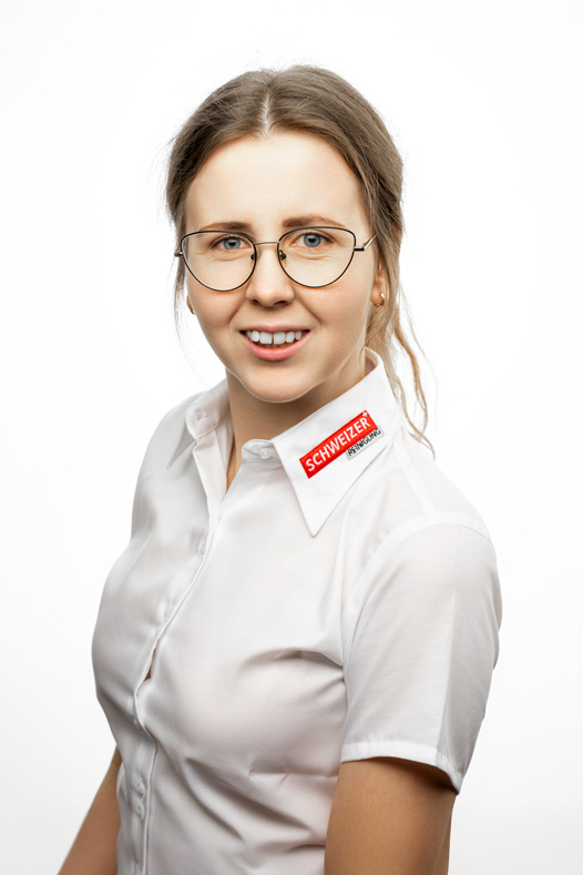 Portrait von Schweizer Reinigung Teamleiterin Unterhalt: Anna Latocha